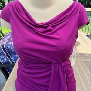 Vibrant Sangria Sleeveless Dress